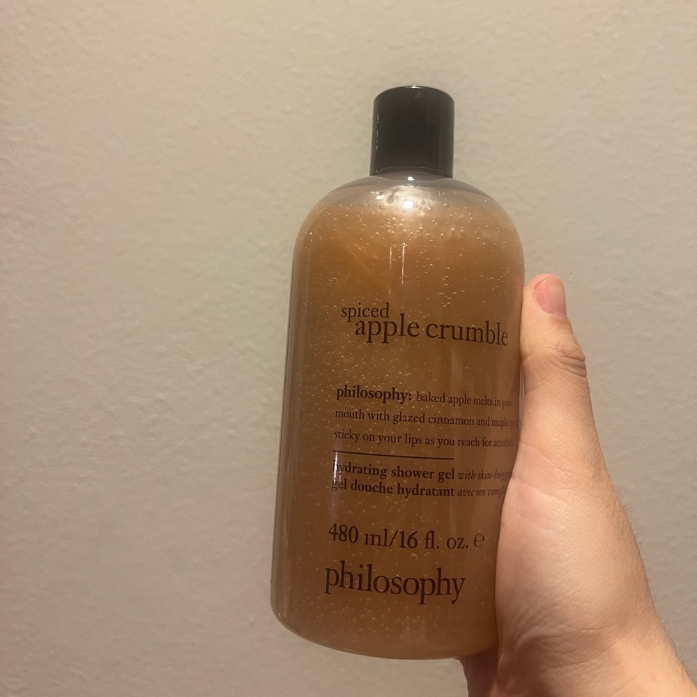 Philosophy Spiced Apple Crumble Hydrating Shower Gel 16oz / NEW w/ SEAL